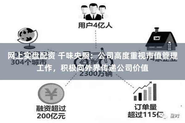 网上实盘配资 千味央厨：公司高度重视市值管理工作，积极向外界传递公司价值