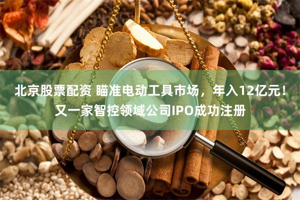 北京股票配资 瞄准电动工具市场，年入12亿元！又一家智控领域公司IPO成功注册