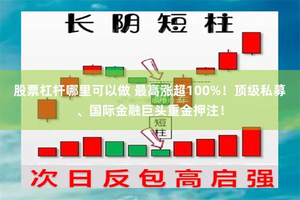 股票杠杆哪里可以做 最高涨超100%！顶级私募、国际金融巨头重金押注！