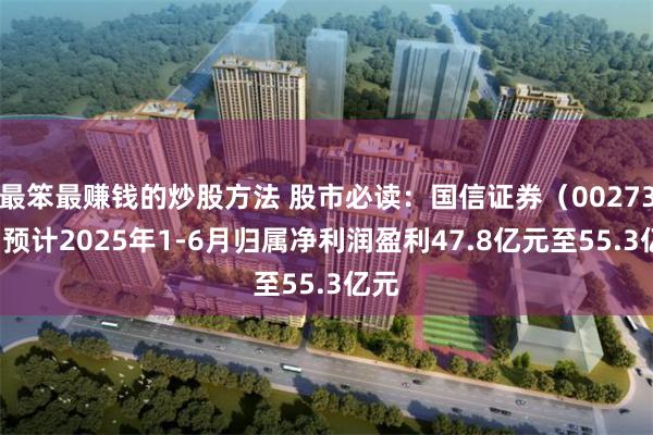 最笨最赚钱的炒股方法 股市必读：国信证券（002736）预计2025年1-6月归属净利润盈利47.8亿元至55.3亿元